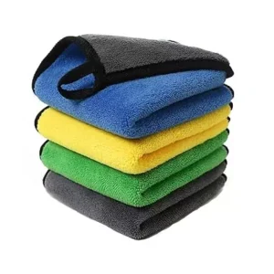 POWERWASH 40X40 cm 600 GSM Microfiber Cloth (Pack of 4)